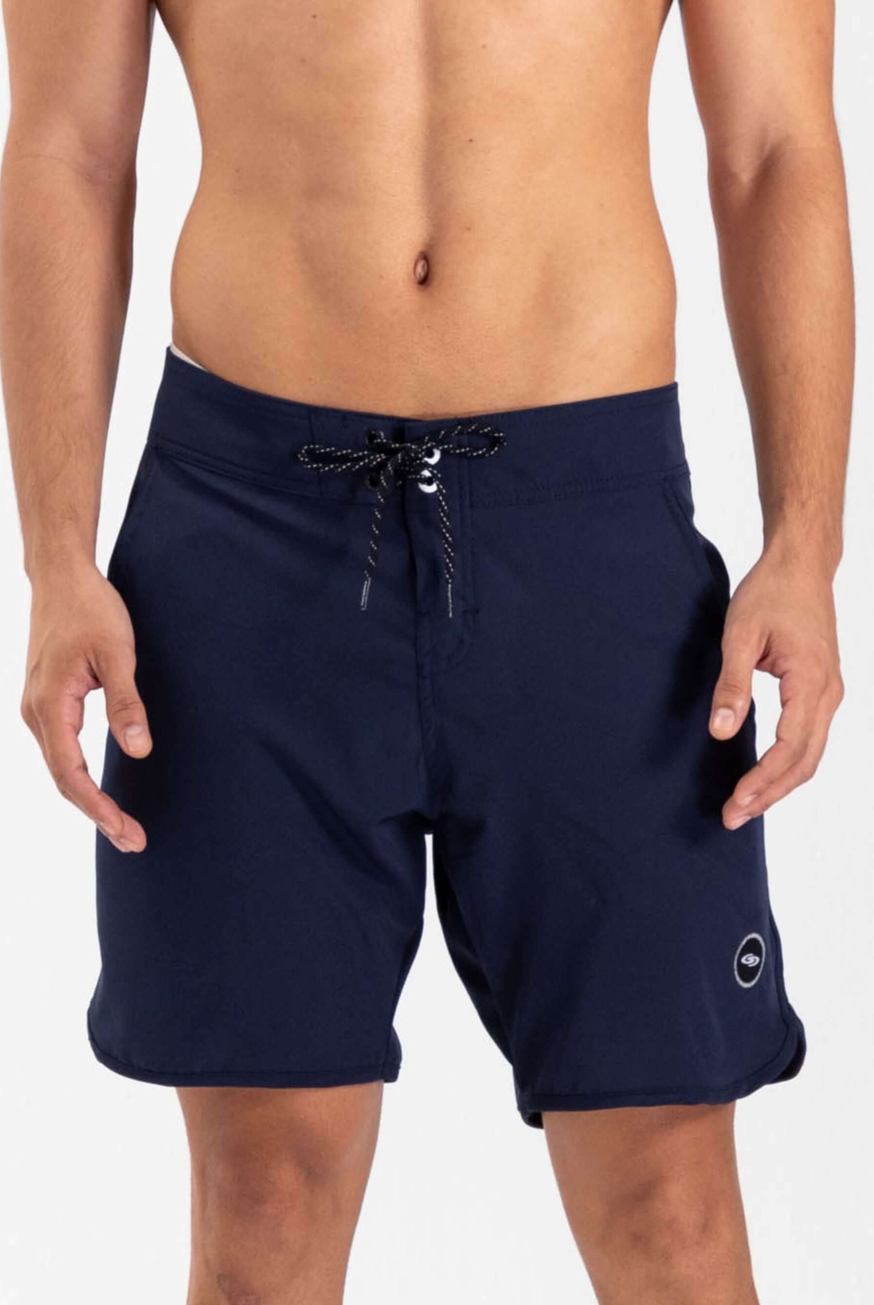 Boardwalk New Basic azul marinho de Greenish: conforto e estilo para o uso diário com cós anatômico e bolsos práticos.