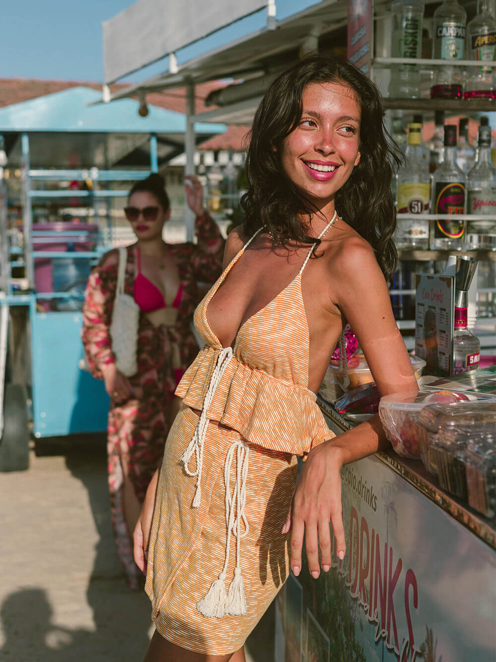 Top Tricot Juno Laranja da Greenish, relaxado e fresco, ideal para dias de sol e conforto