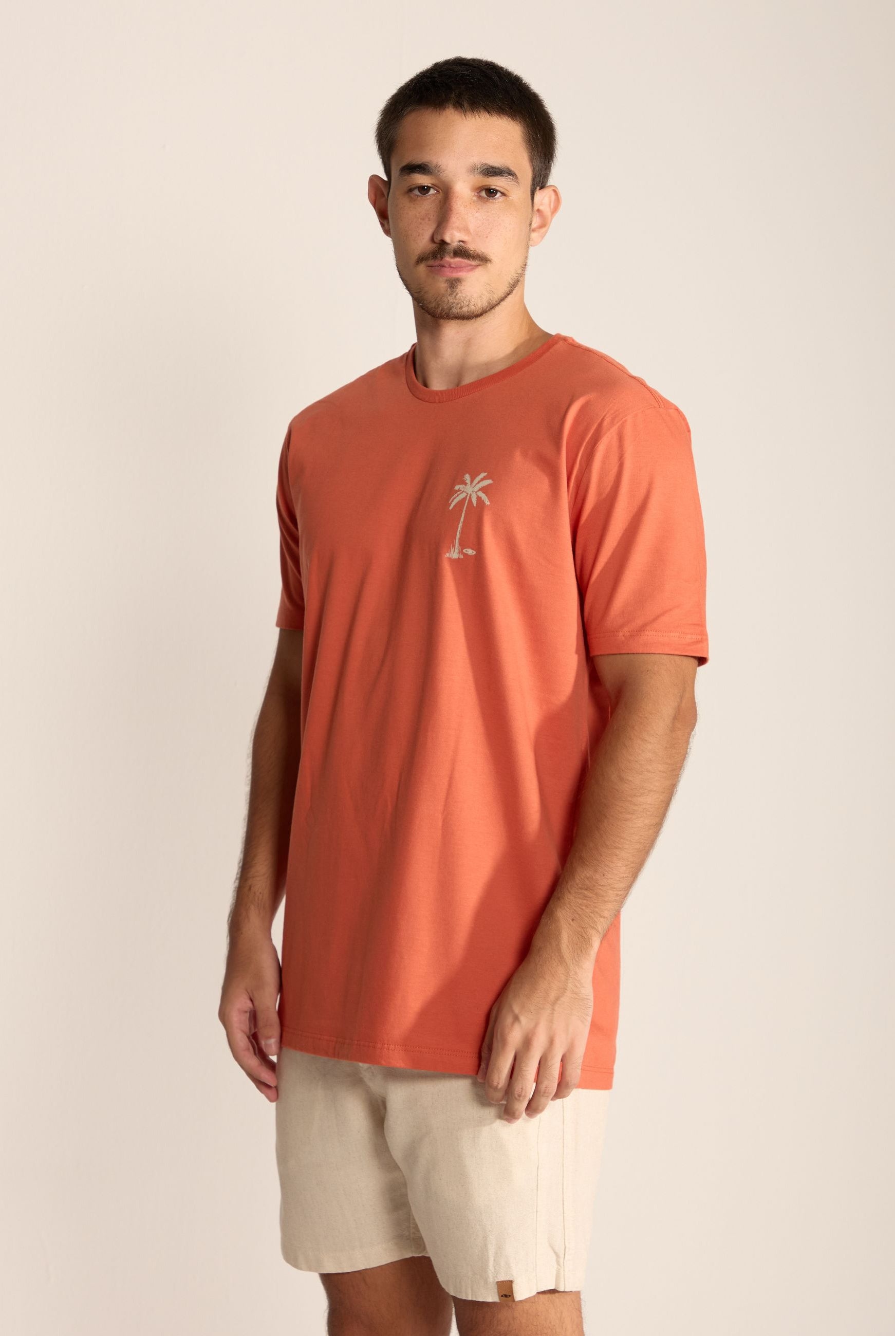 CAMISETA PALM TRES - TELHA