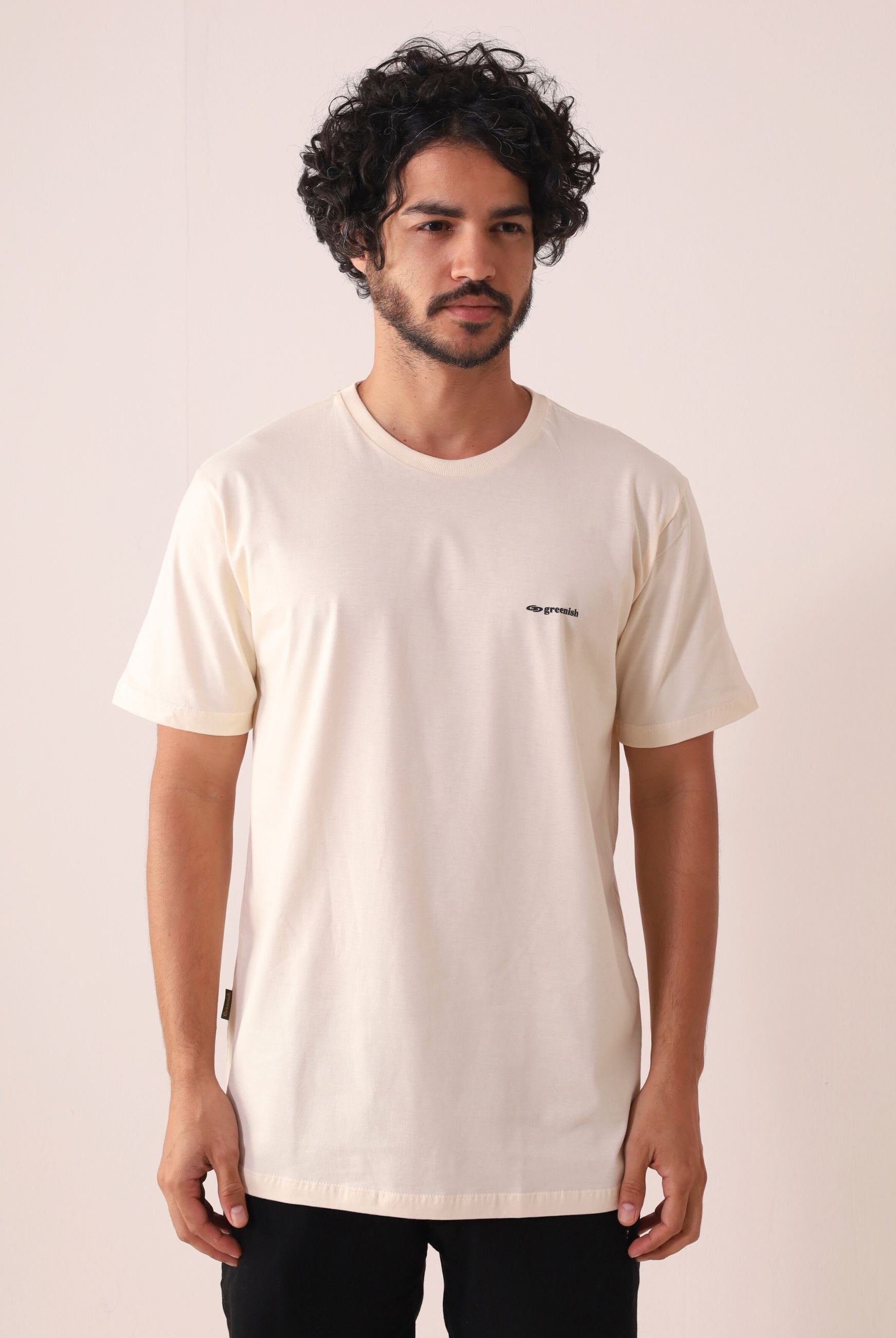 CAMISETA SMALL LOGO - NATURAL