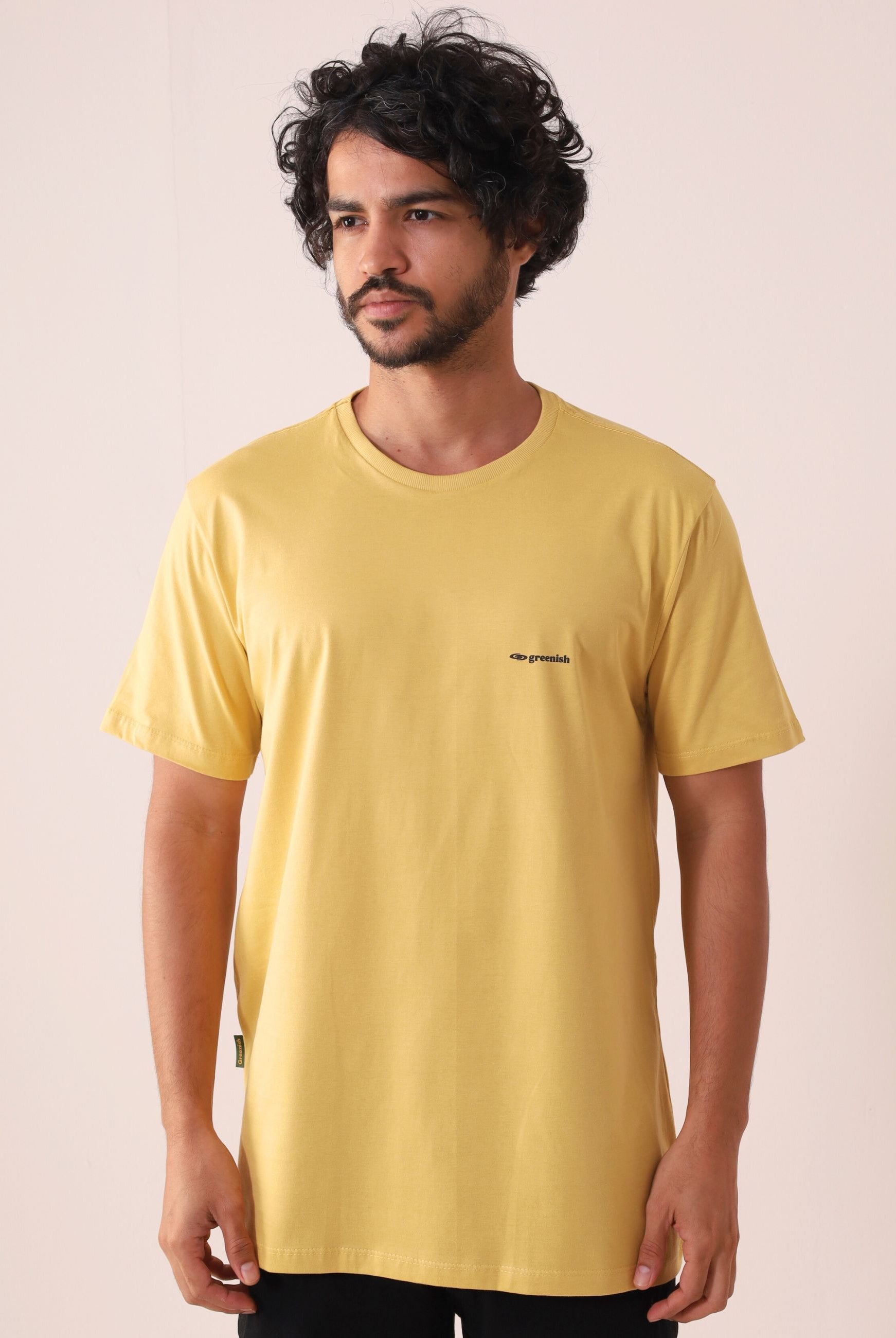 CAMISETA SMALL LOGO - AMARELO ESCURO