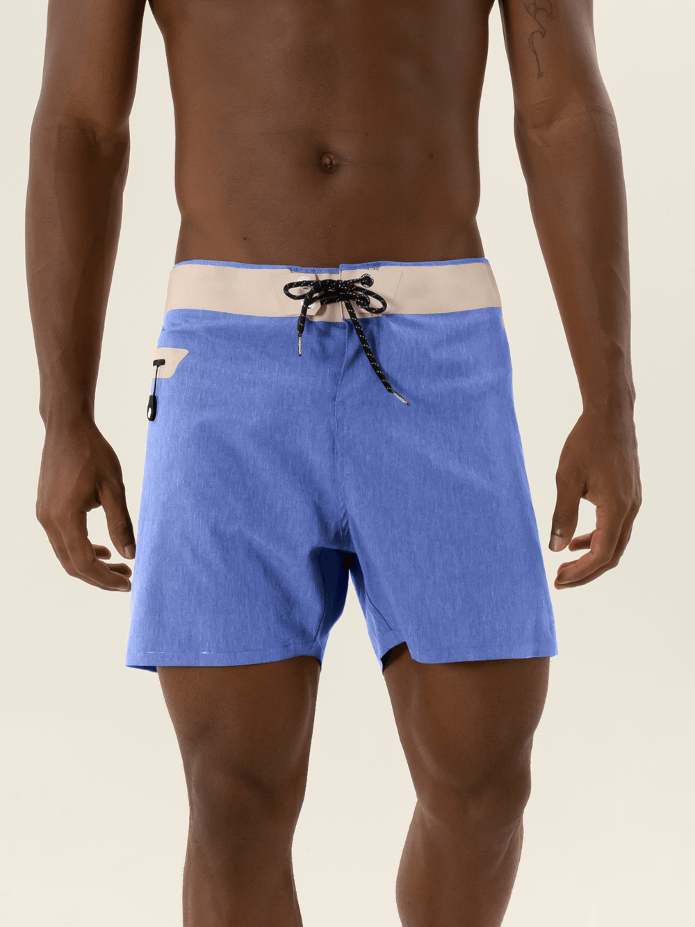 Shorts de banho Ultralight II Azul da Greenish, tecido stretch, secagem rápida, ideal para esportes aquáticos.