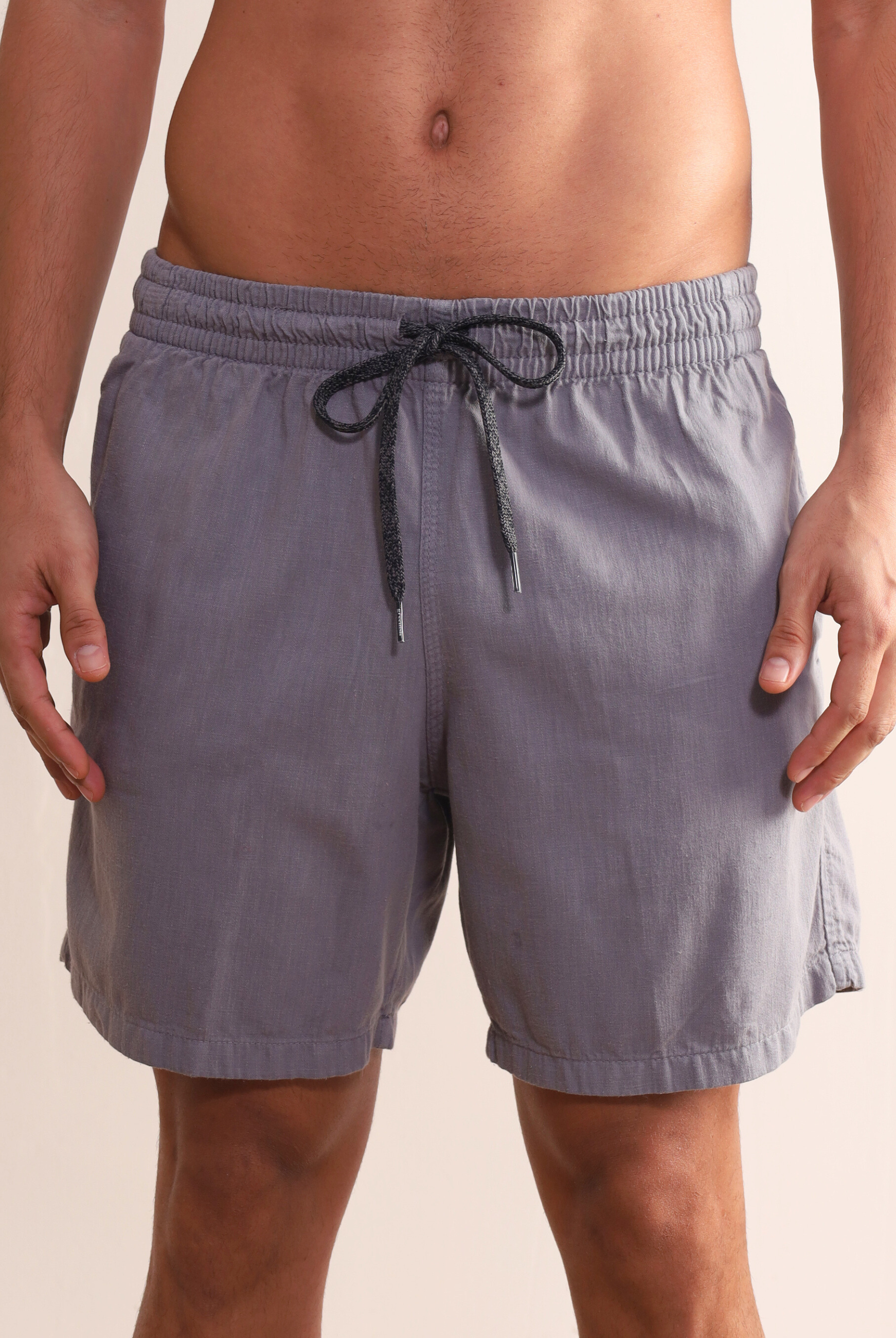 SHORT SARJA ESSENCIAL - CINZA