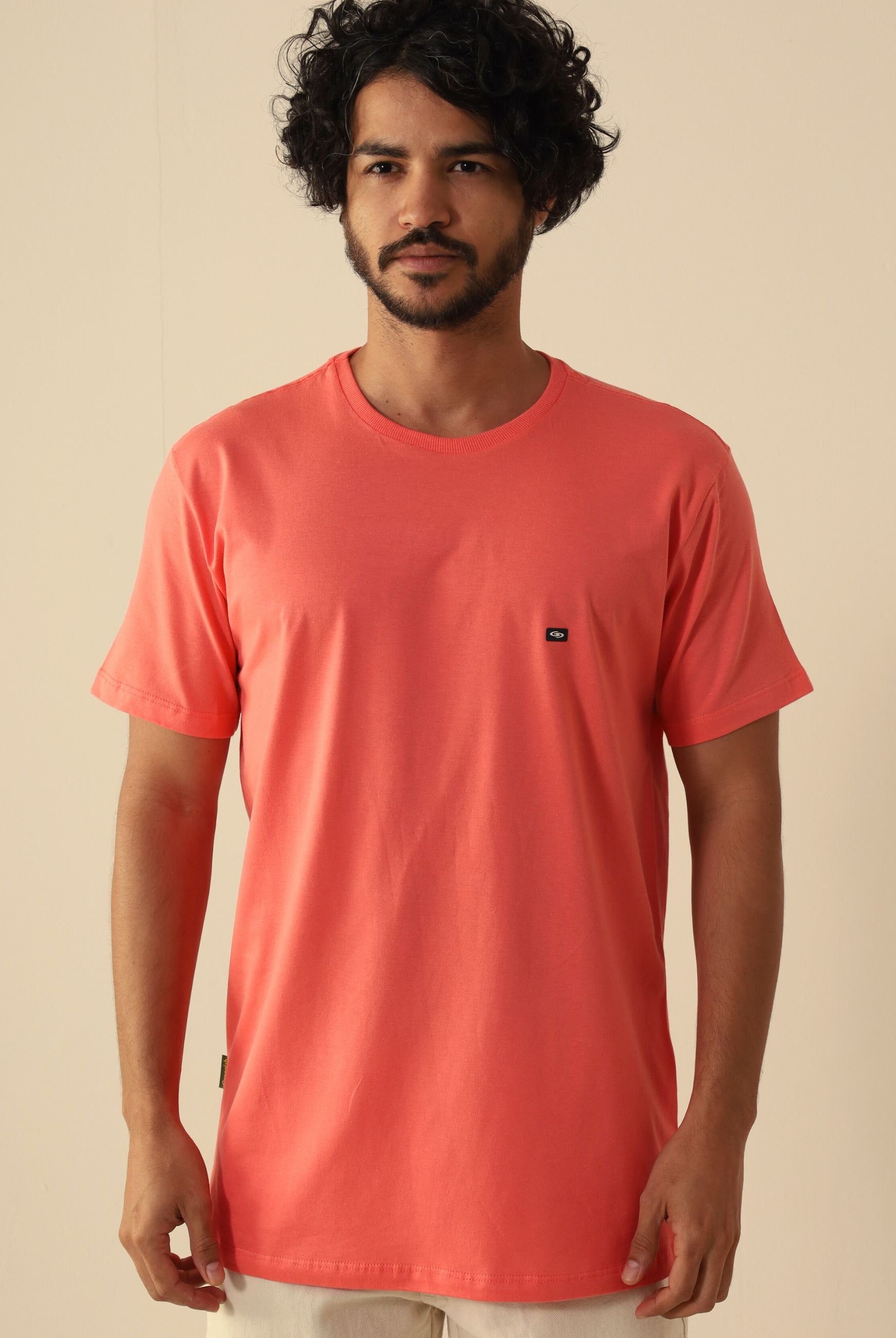Camiseta Tradicional Basic - Coral