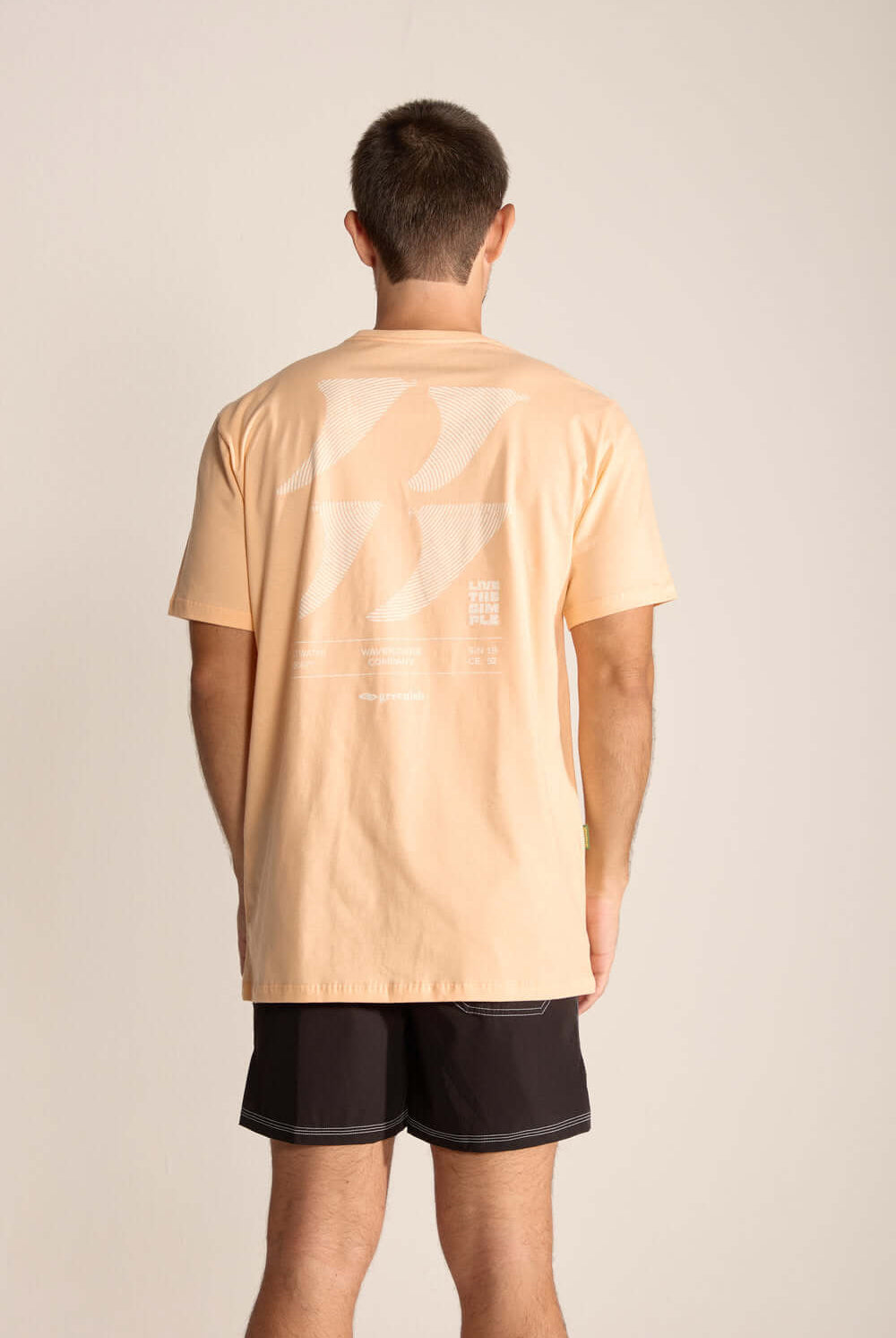 Camiseta Live The Simples - Salmon