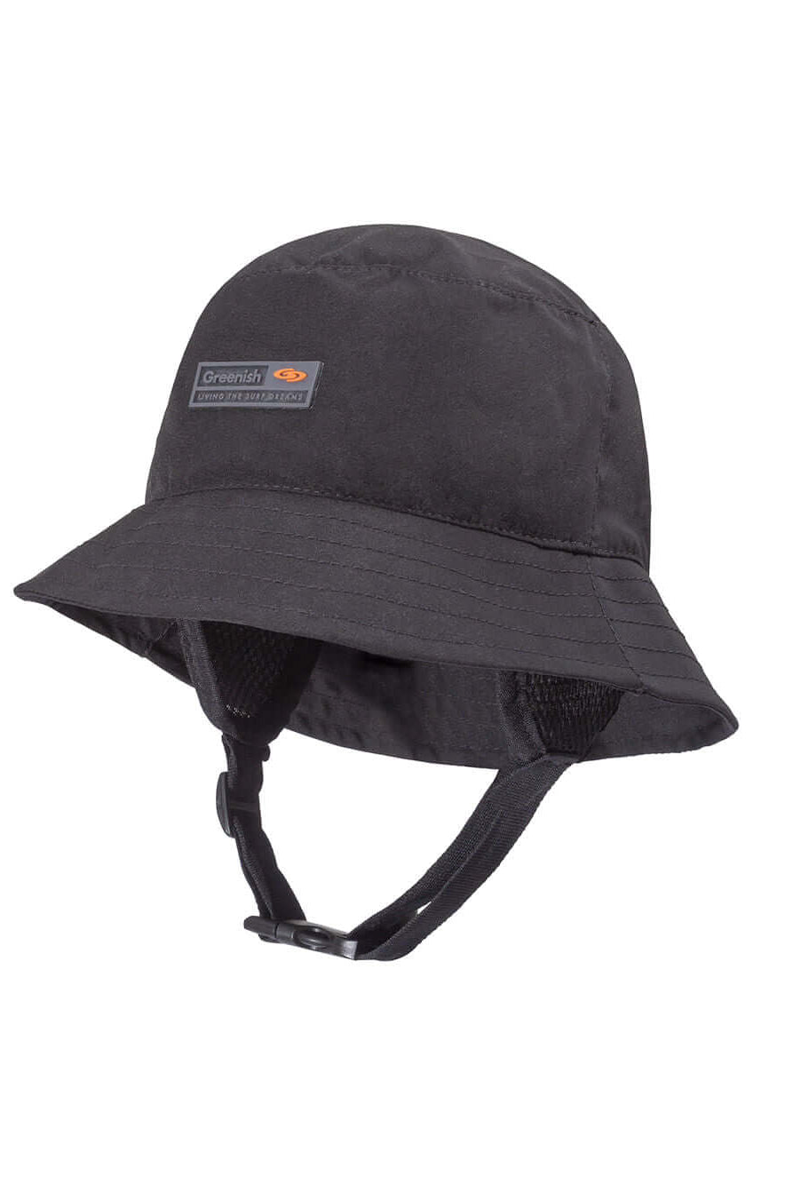 Chapéu Bucket Sport Preto da marca Greenish, ideal para atividades ao ar livre e proteção contra sol.