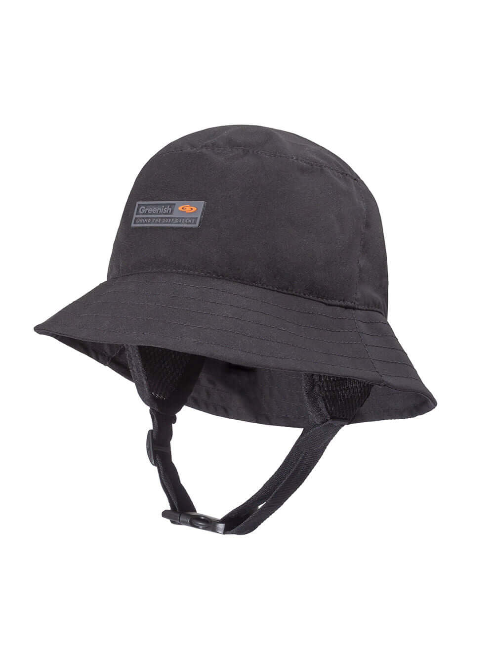 Chapéu Bucket Sport Preto da marca Greenish, ideal para atividades ao ar livre e proteção contra sol.