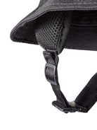 Chapéu Bucket Sport Preto da Greenish com detalhe de ajuste e interior em tecido respirável.