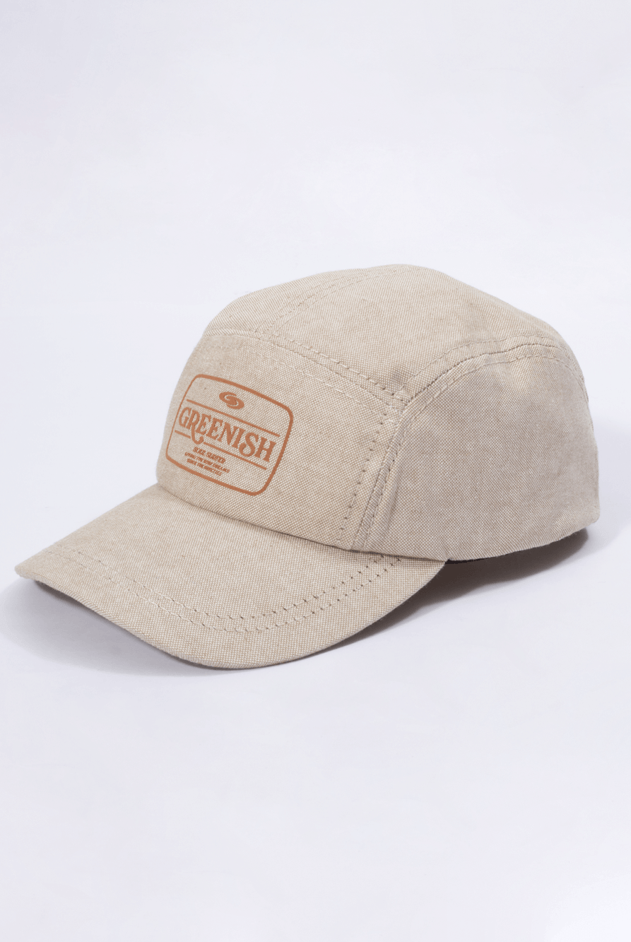 Boné Soul Surfer bege da marca Greenish, ideal para um estilo casual e praiano.