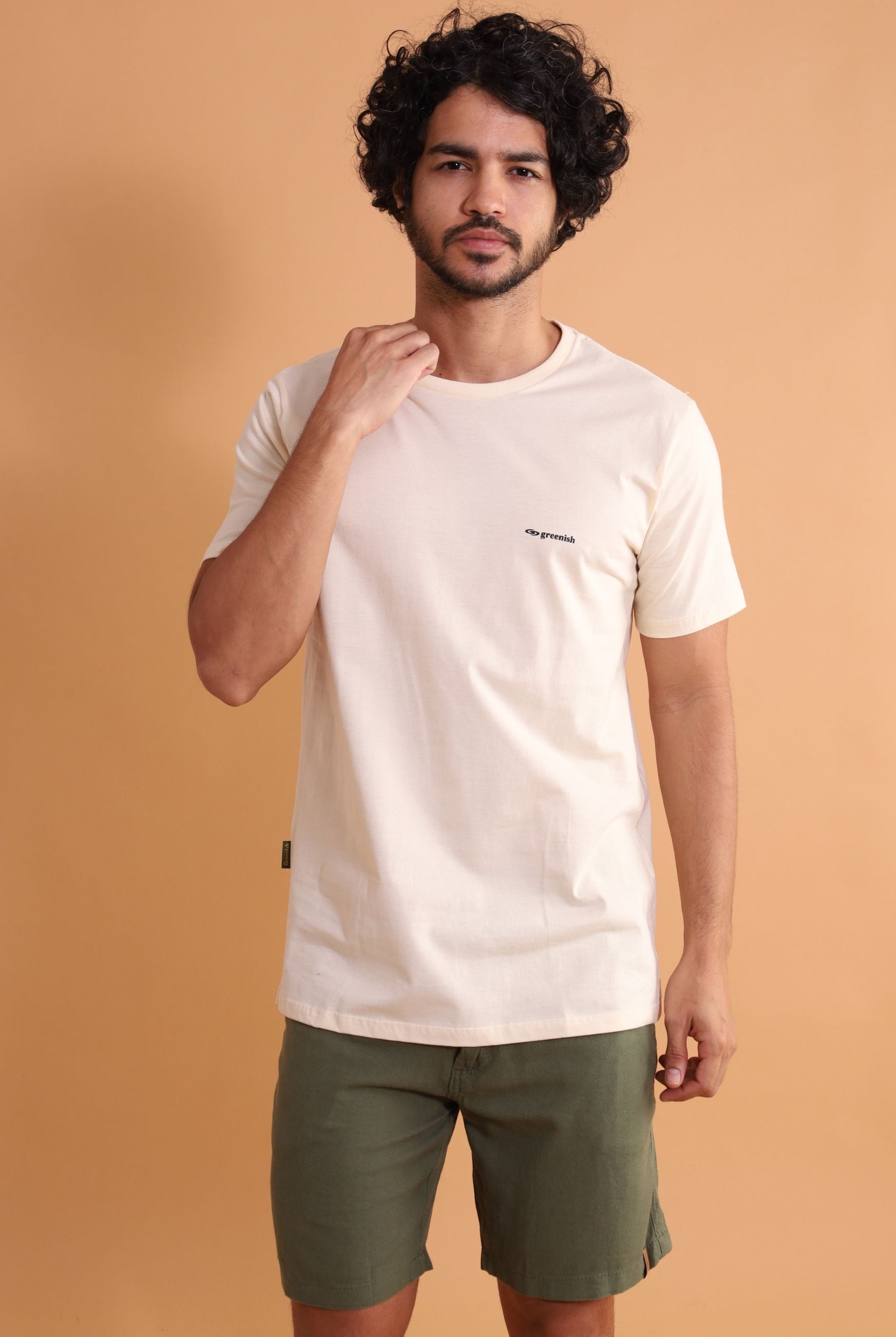 Camiseta Small Logo - Natural