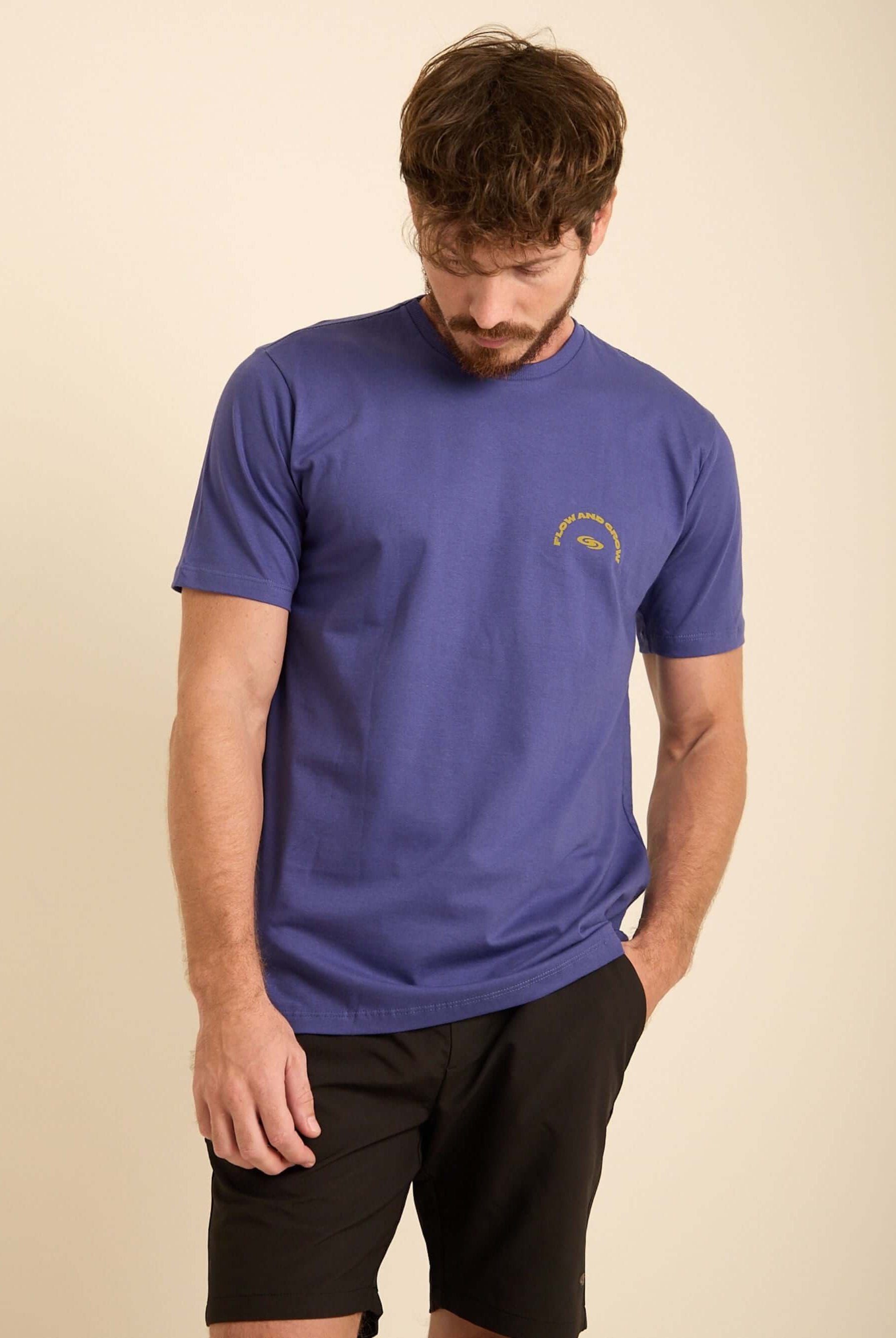 Camiseta azul royal Everything da Greenish, modelo clássico e confortável, ideal para diversas ocasiões.