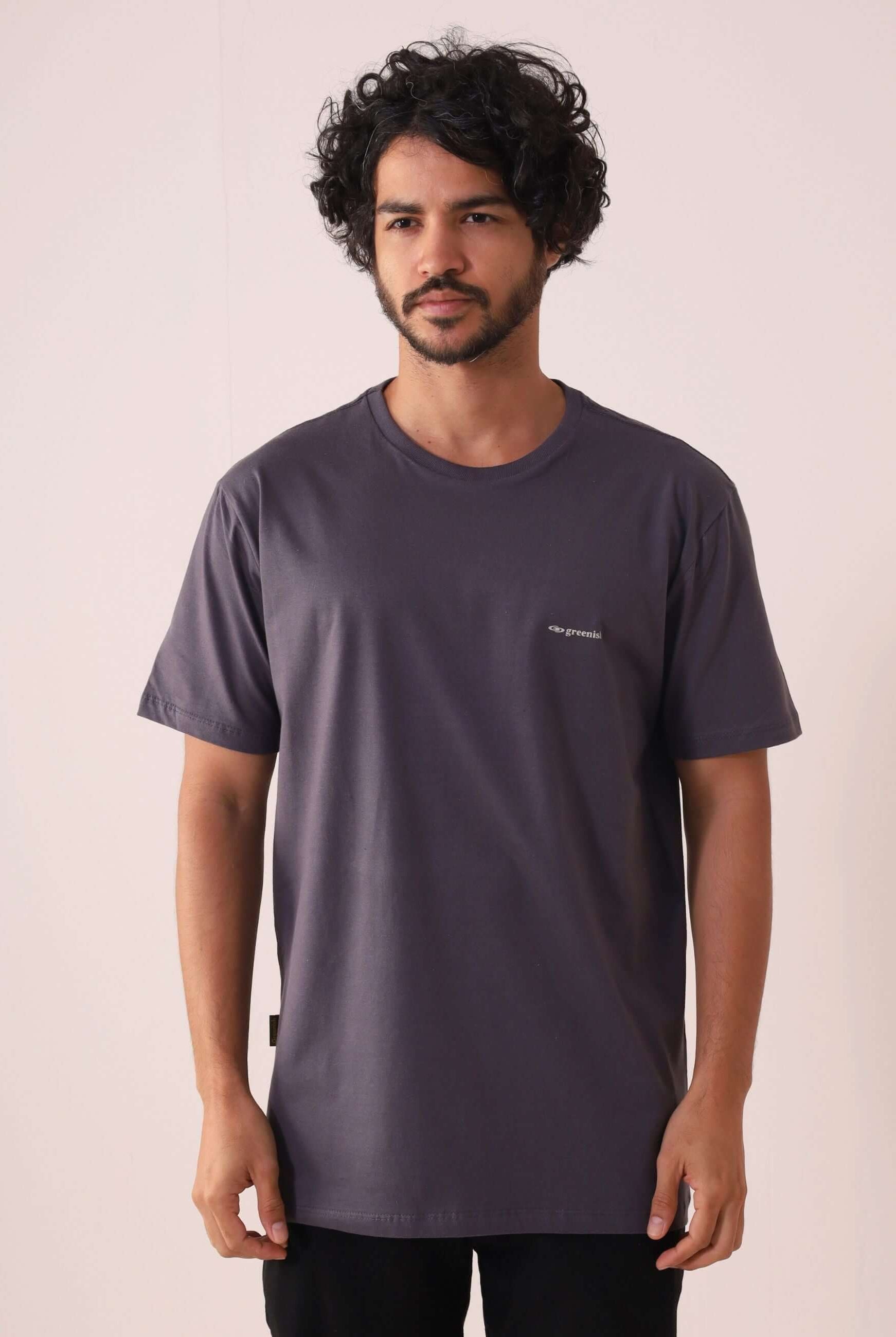 Camiseta Small Logo - Grafite