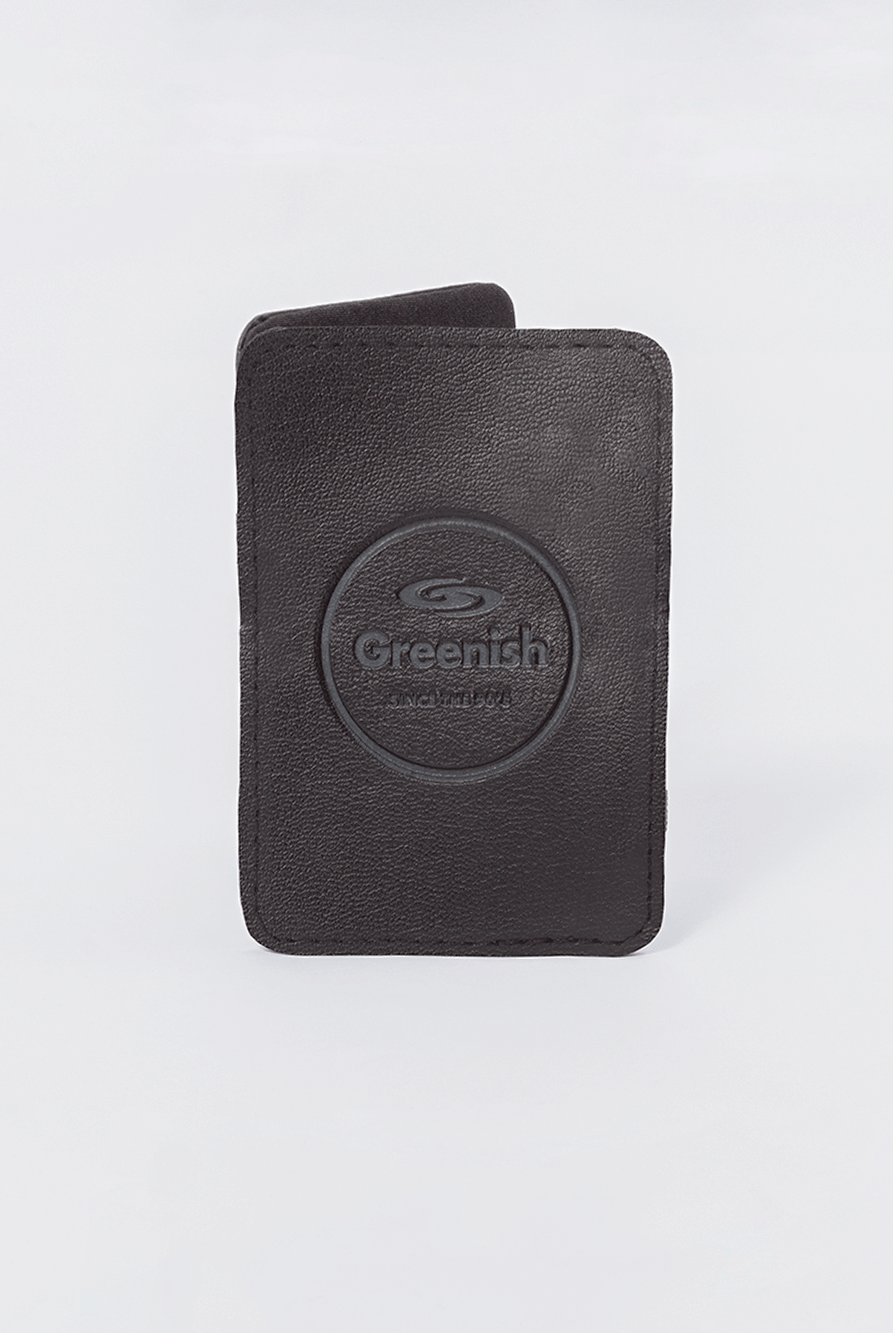 Carteira mágica Surf Dreams preta da marca Greenish, estilo moderno e prático para armazenamento.