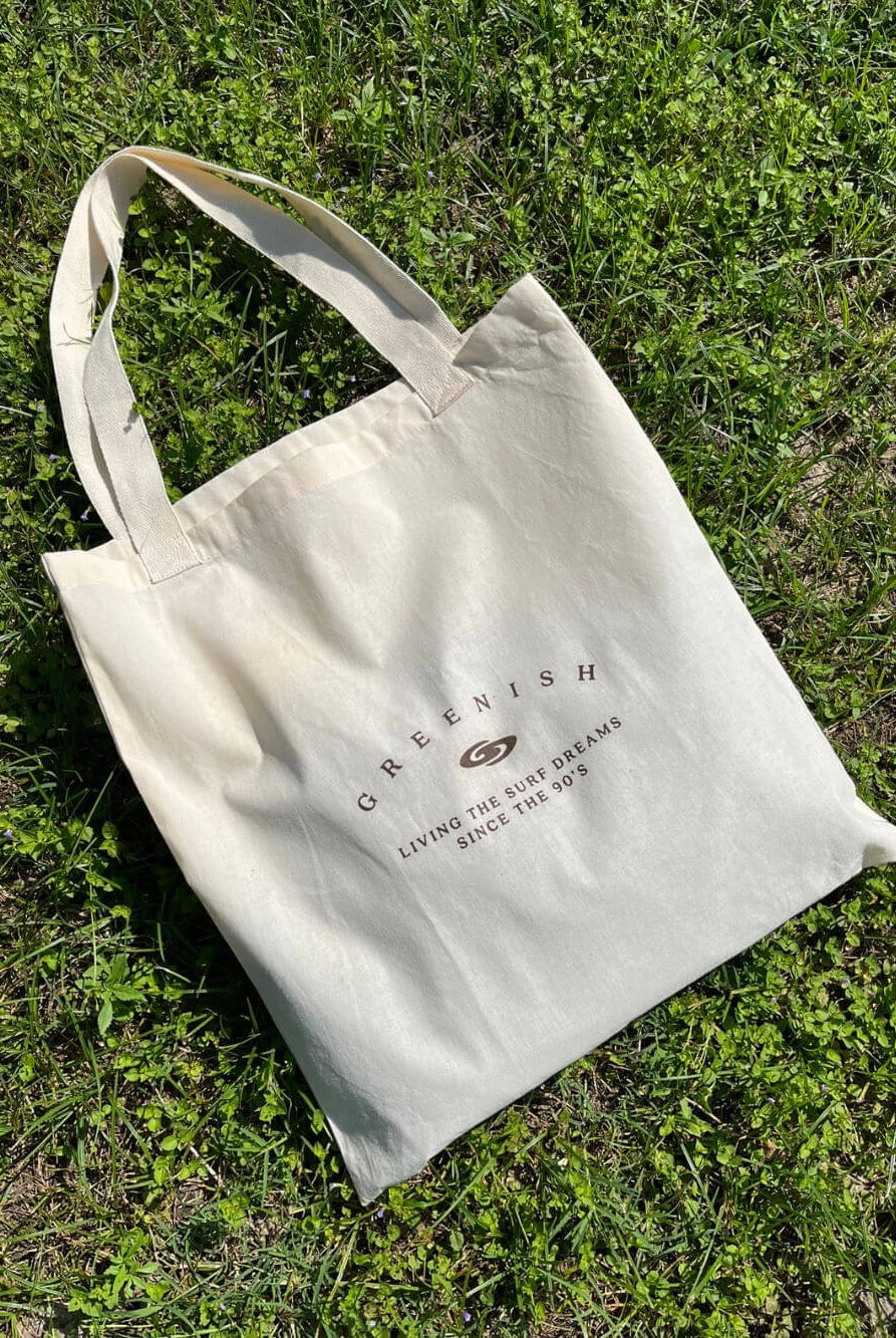 Ecobag Institucional Natural da Greenish, prática e sustentável, ideal para o dia a dia.