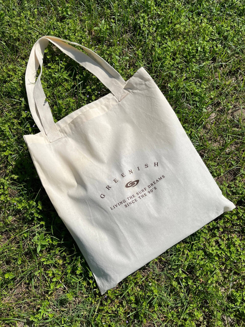 Ecobag Institucional Natural da Greenish, prática e sustentável, ideal para o dia a dia.