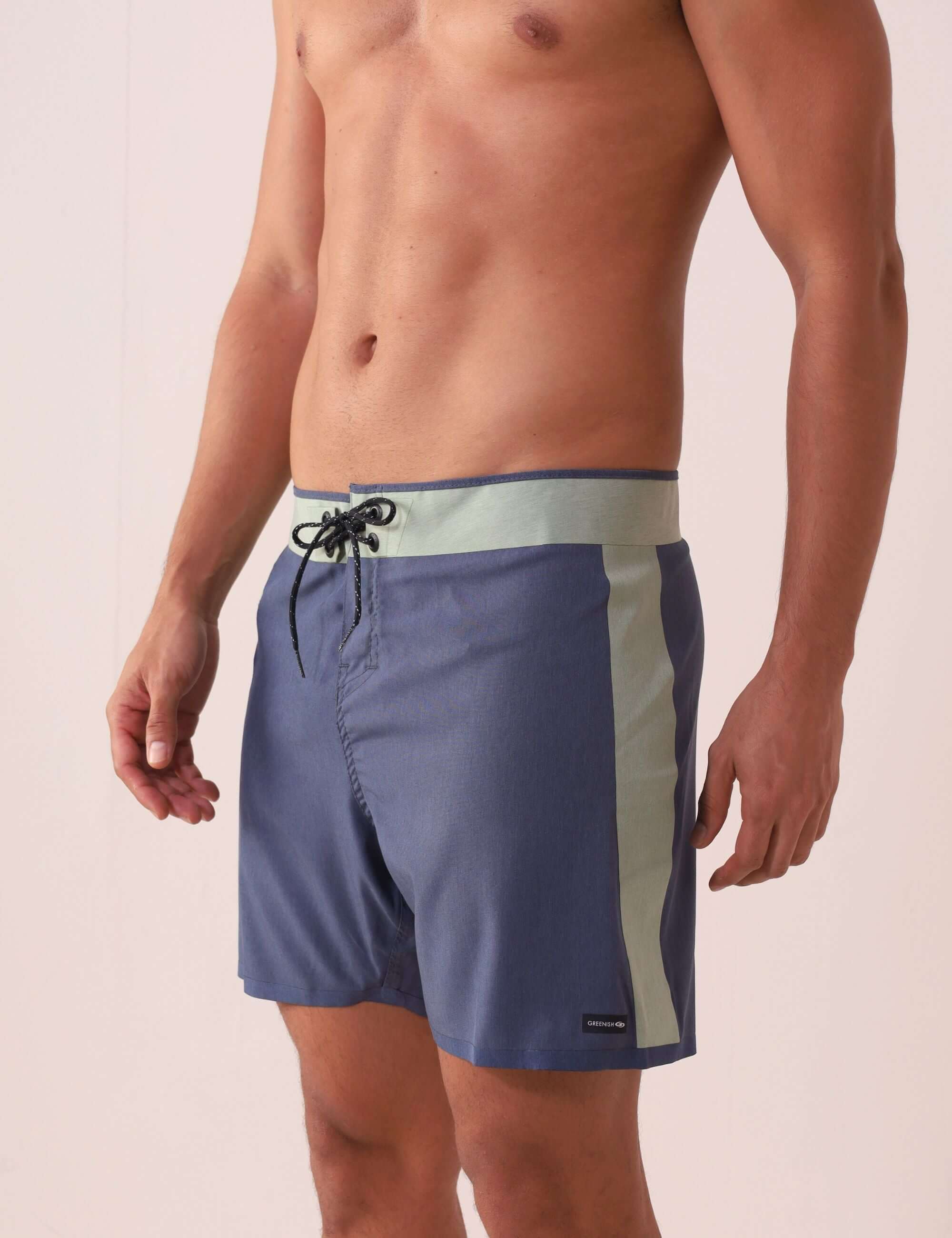 Boardshort Ultralight II Color - Azul Marinho, Greenish, com tecnologia colada e conforto para surfe e outdoor.