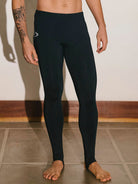 Calça Sport Lycra UV Performance preta da Greenish, ideal para atividades esportivas e proteção solar.