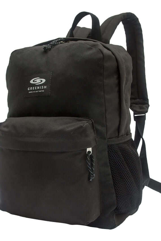 Mochila Basic preta da marca Greenish, ideal para uso diário e estilo moderno.