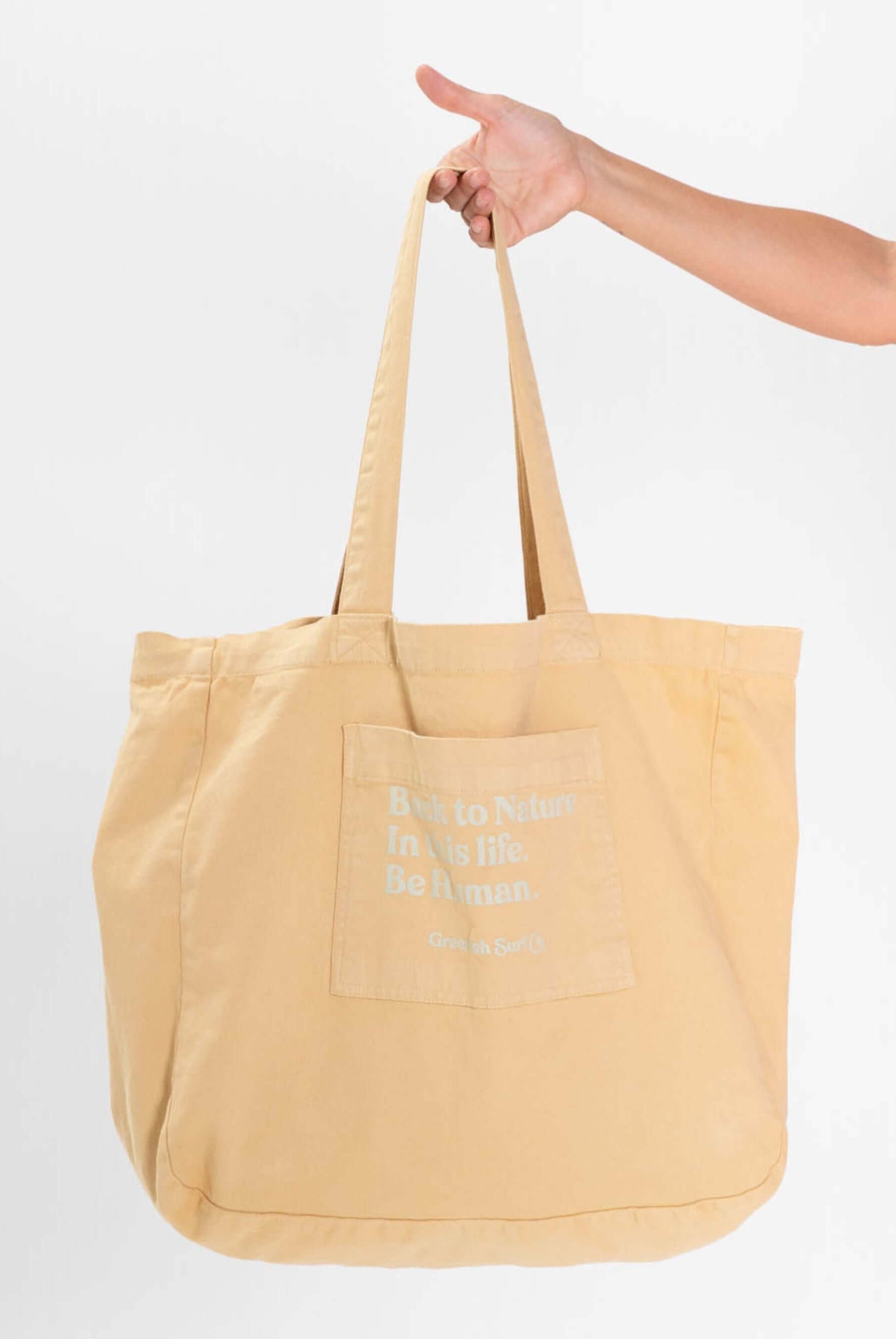 Bolsa Tote Back to Nature Amarelo da Greenish, ideal para estilo moderno e conforto em qualquer ocasião.