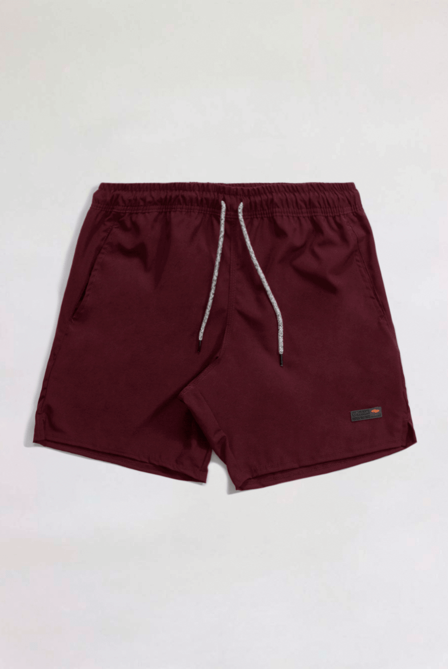 Short fitness bordo da Greenish, confortável e estiloso, ideal para o dia a dia e momentos descontraídos.