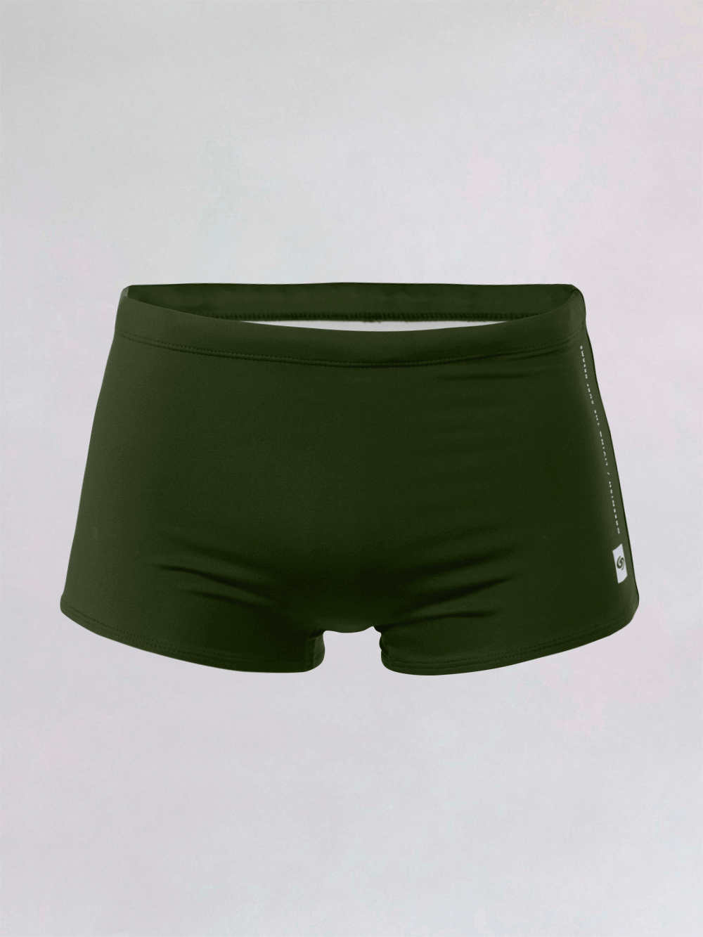 Sunga Boxer Basic Verde da marca Greenish, com elasticidade, conforto e forro interno. Estampa exclusiva na lateral.