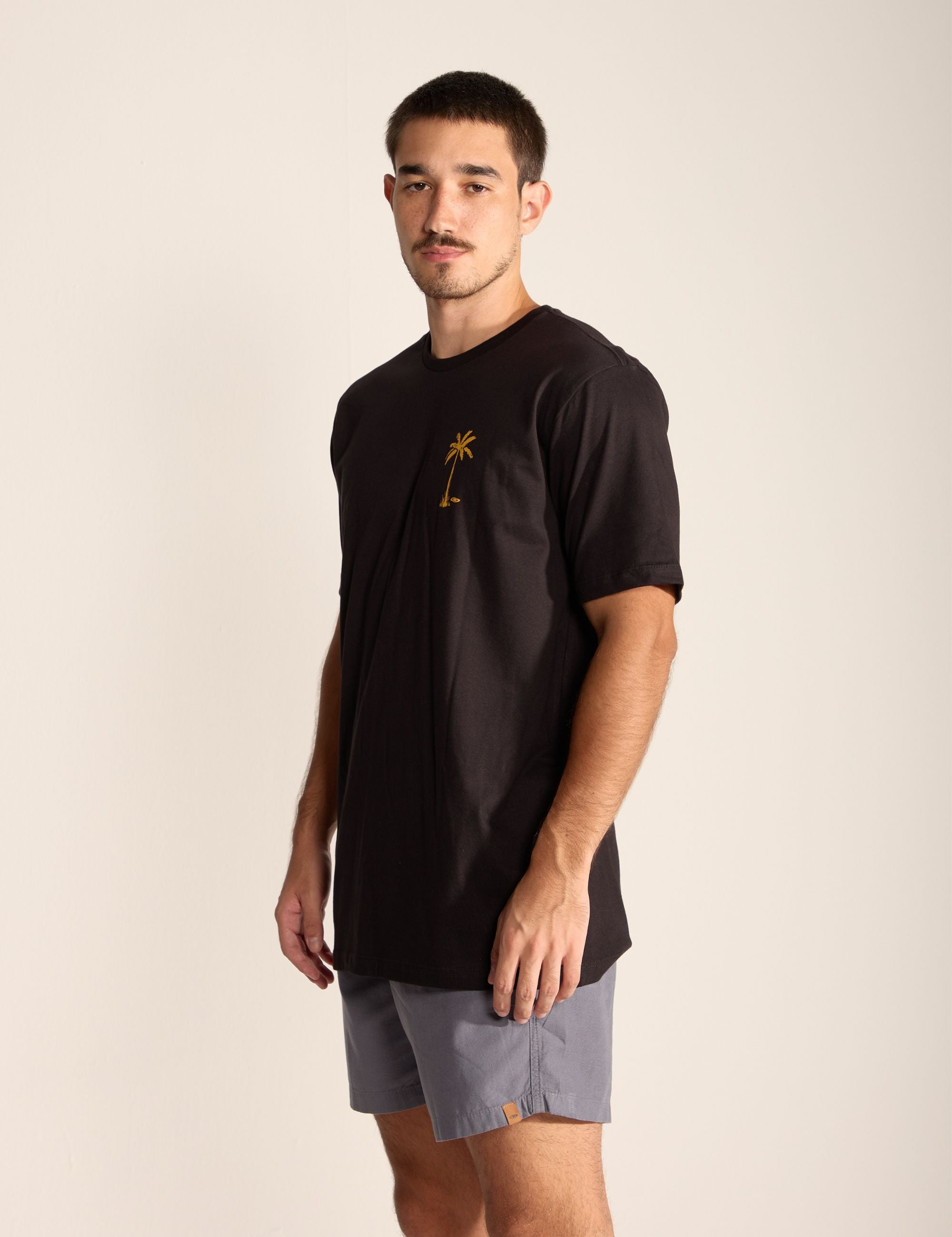 Camiseta Palm Tres - Preto