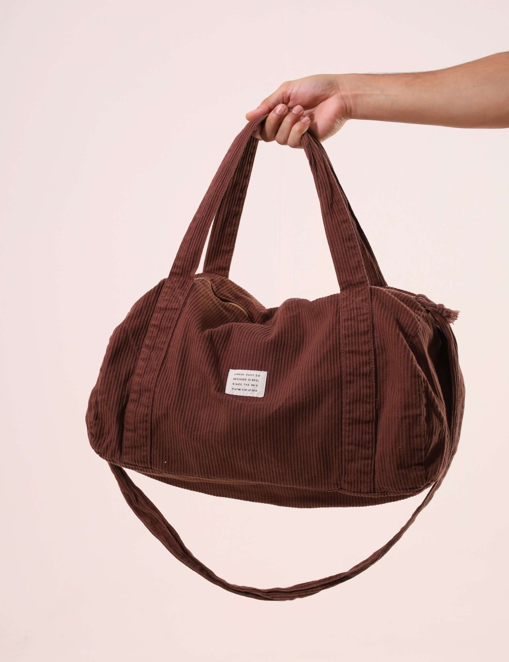 Sacola Duffel Bag - Marrom
