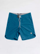 Greenish Boardwalk New Basic shorts in blue, featuring a comfortable design and pockets for daily wear.