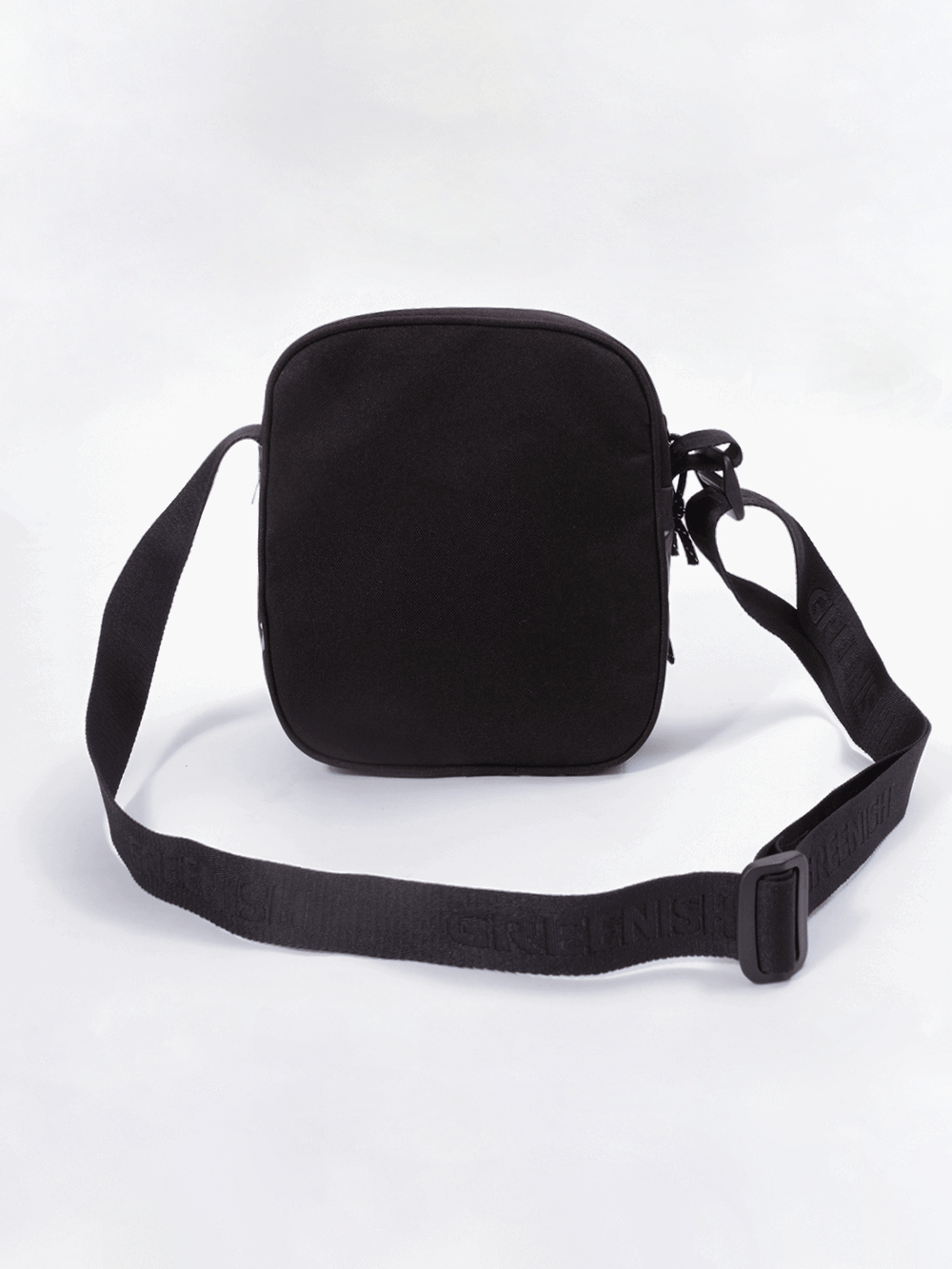 BAG METAFLOWERS - PRETO by Greenish, stylish black bag with adjustable strap for everyday use.