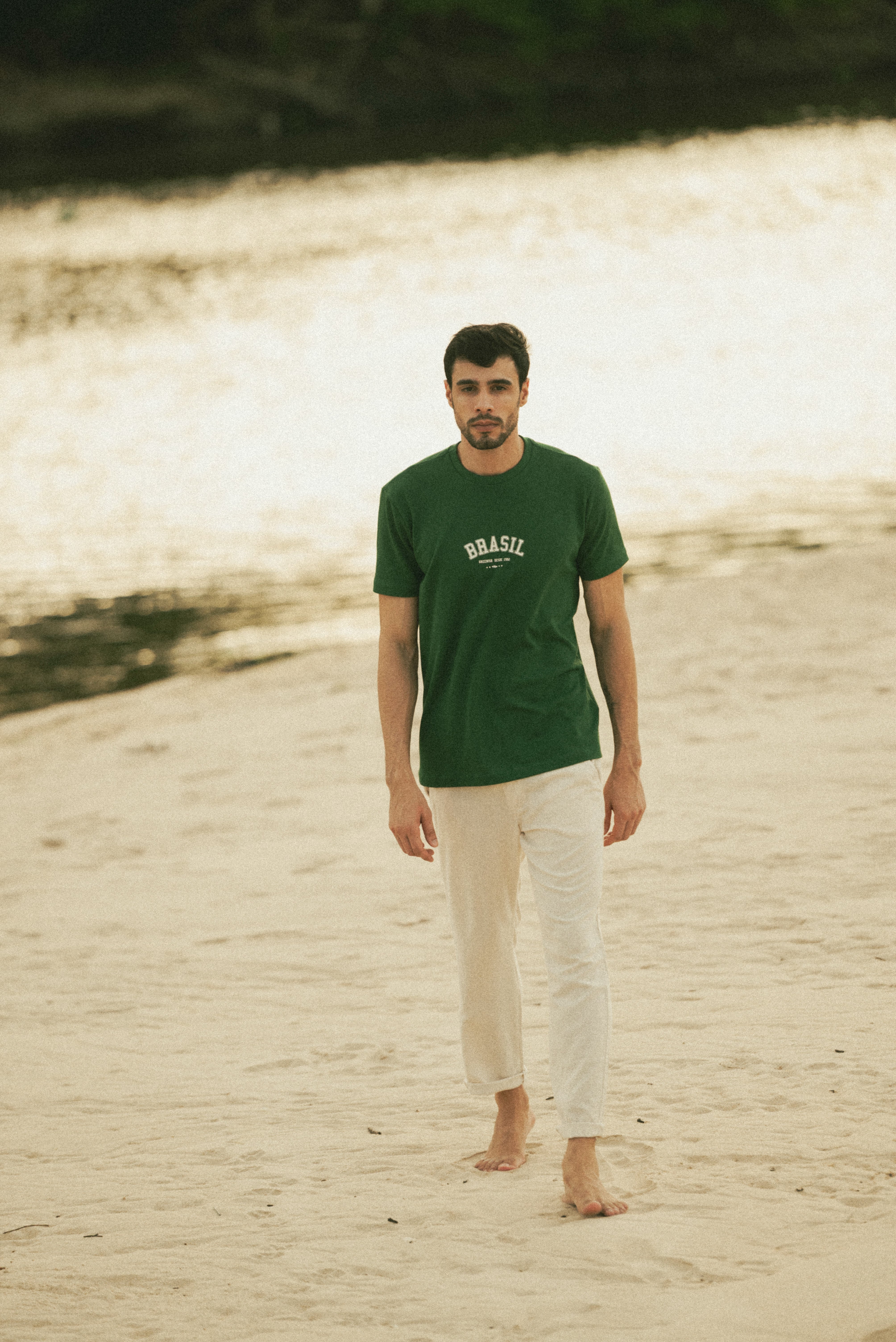 Calça Relax Linho - Natural