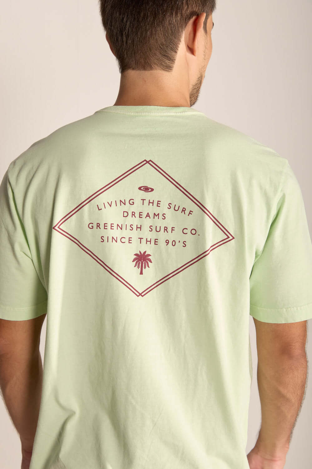 Camiseta Stone Daliving Surf Dreans - Verde Claro – Greenish