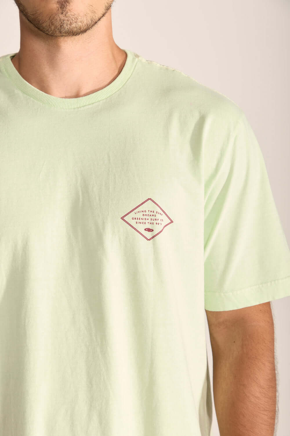 Camiseta Stone Daliving Surf Dreans - Verde Claro – Greenish