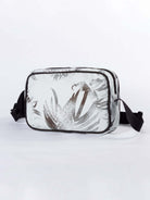 BAG NIGHT FOREST - CINZA from Greenish, featuring a stylish tropical print design perfect for casual outings.