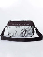 Stylish BAG NIGHT FOREST - CINZA by Greenish, featuring a sleek design with a tropical leaf pattern, perfect for daily use.