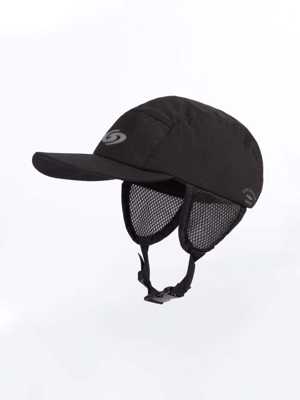 Boné Sport Preto da marca Greenish, ideal para atividades ao ar livre, com design leve e ajuste seguro.