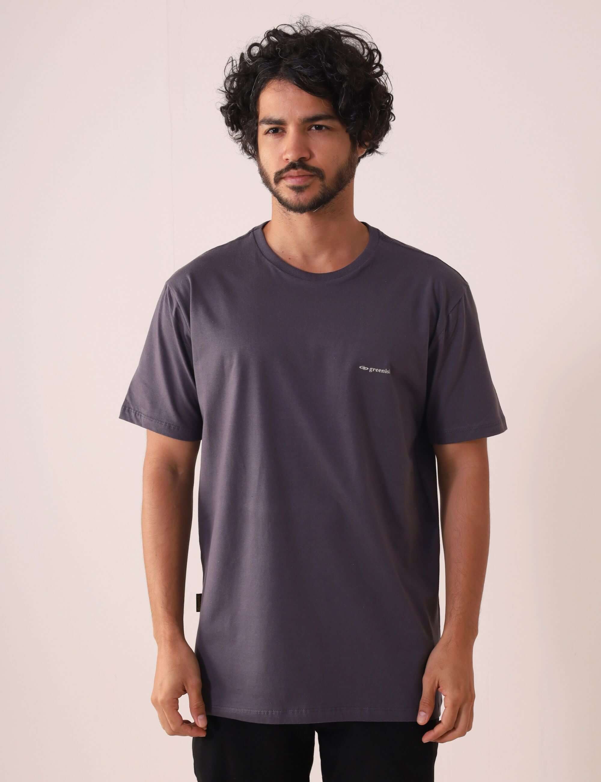 Camiseta Small Logo - Grafite