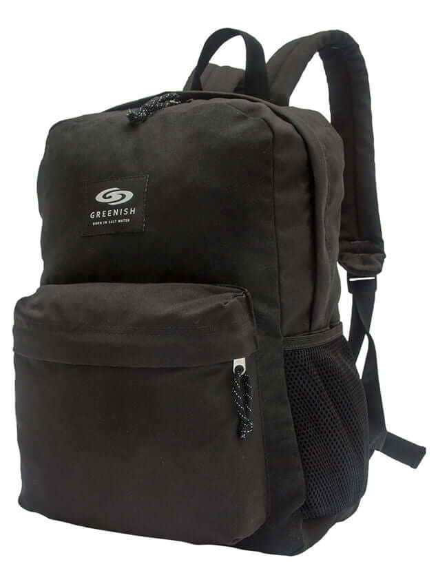 Mochila Basic preta da marca Greenish, ideal para uso diário e estilo moderno.