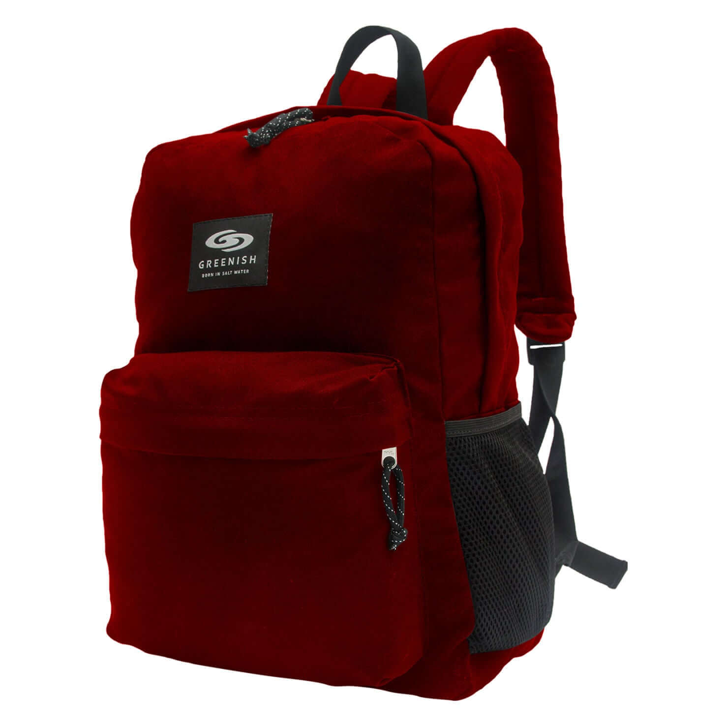 Mochila Basic vermelha da marca Greenish, ideal para uso diário e estilo descontraído.