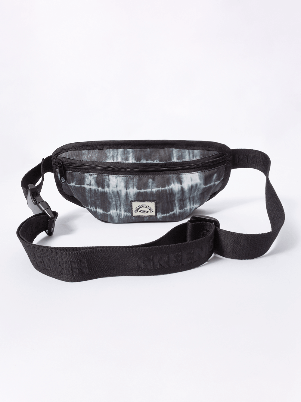 Pochete Tie Dye Cinza da marca Greenish, estilo moderno e casual, ideal para uso diário.