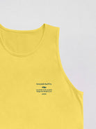 Regata Sensitiva Amarelo da Greenish, ideal para dias quentes e estilo descontraído.